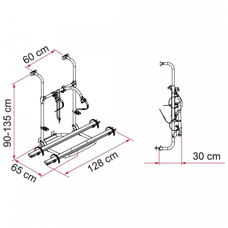 Product image 6 of the product “Fahrradträger Carry-Bike Pro Hymer – Dethleffs ”