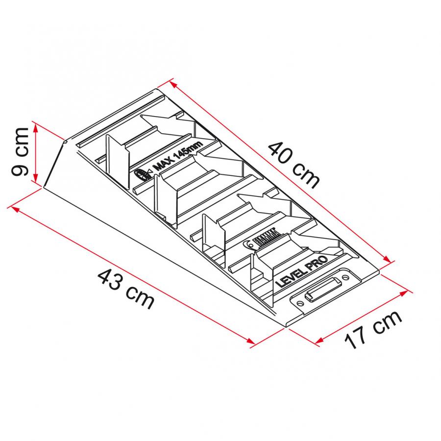 Product image 6 of the product “Auffahrkeil Level Pro 2er-Set ”