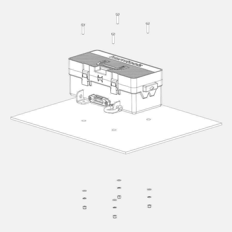 Product image 7 of the product “Mobile Seilwinde Winch Box 1,8 Tonnen, 12 Volt ”