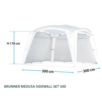 Artikelbild des Artikels “Seitenwandset 2tlg zu Strand Pavillon MEDUSA 3x3m “