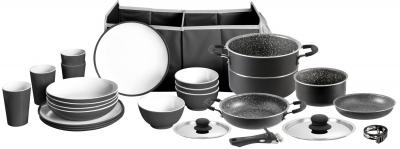 Artikelbild des Artikels “MEPOBOX BLACK 16+9 Geschirr-Set LOOP + Kochtopfset PIRATE “