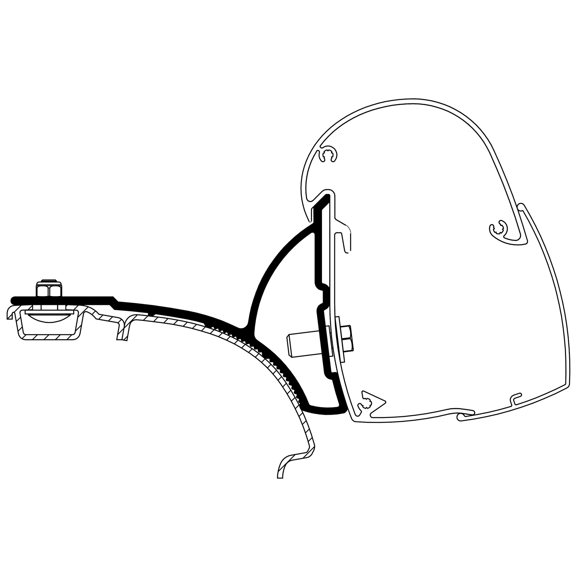 Artikelbild 1 des Artikels “Adapter VW T5 / T6 für TO 5102 “