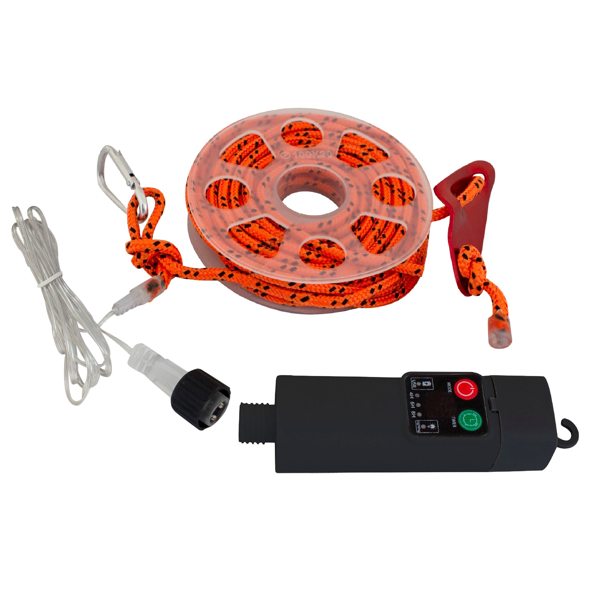 Artikelbild 1 des Artikels “Abspannleine mit integrierter LED-Beleuchtung weiß “