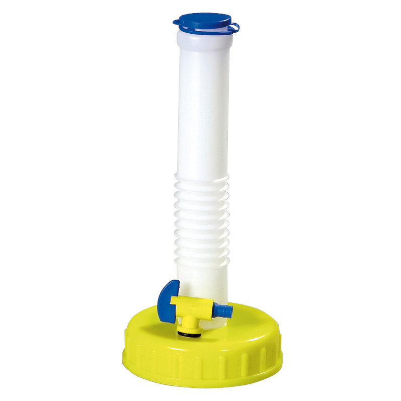 Artikelbild 1 des Artikels “Ausgießer Maxi L mit Entlüftungshahn DIN 96, 200 x 34 mm “