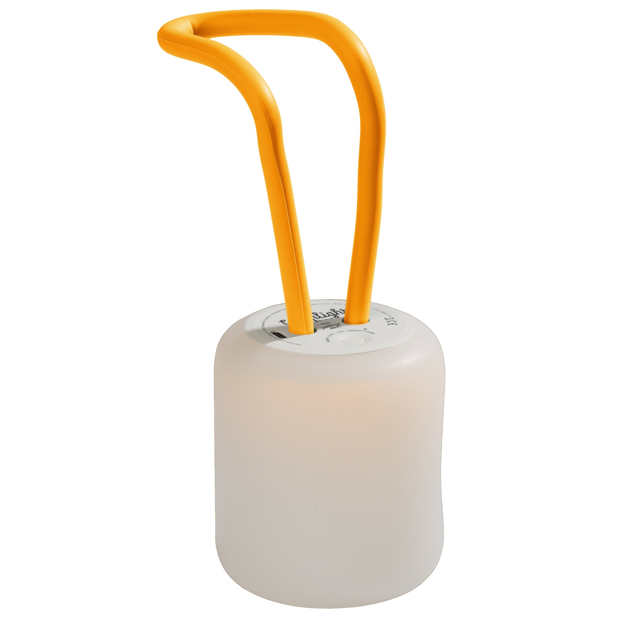 Product image 1 of the product “Campinglaterne Floppy aus Silikon, orange orange”