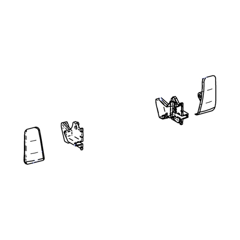 Artikelbild 1 des Artikels “Frontblendenendkappen TO 8000 anthrazit, Satz links und rechts “