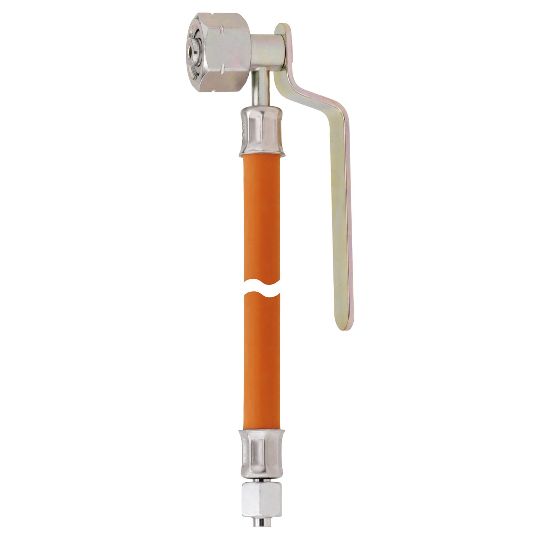 Product image 1 of the product “Gas-Hochdruckschlauchleitung PS 30 bar (GF x RST12 x 400 ML+DL aufgezog. H-Gr) ”