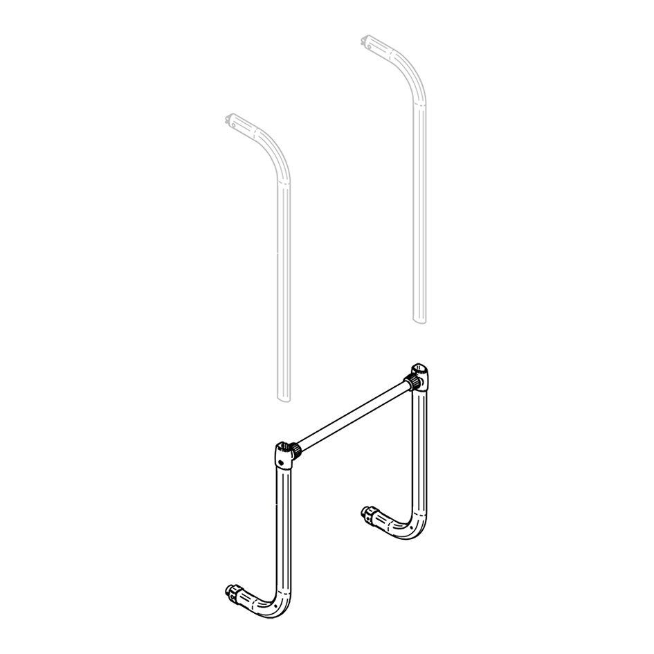 Artikelbild 1 des Artikels “Tragrahmen-Querstrebe und unterer Tragarm Thule Elite G2/Esse4, Satz links und rechts “