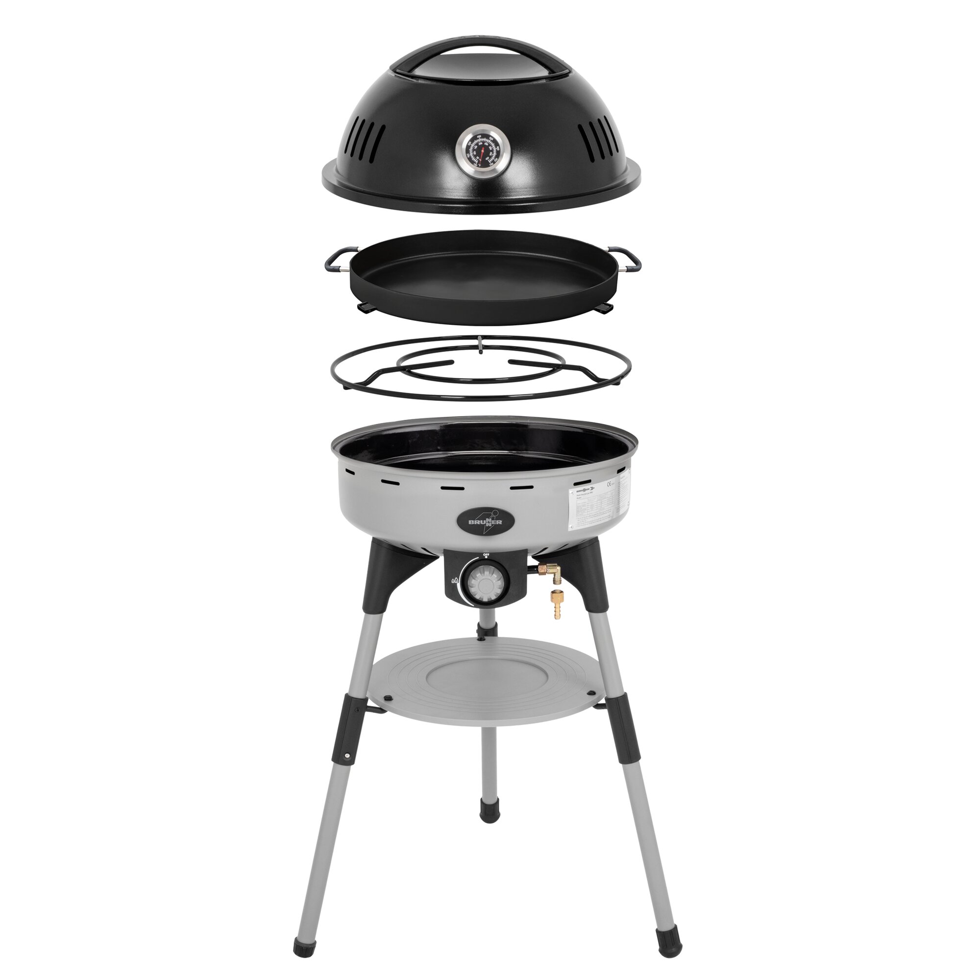 Product image 1 of the product “Gasgrill BBQruiser HT Roundpan ”