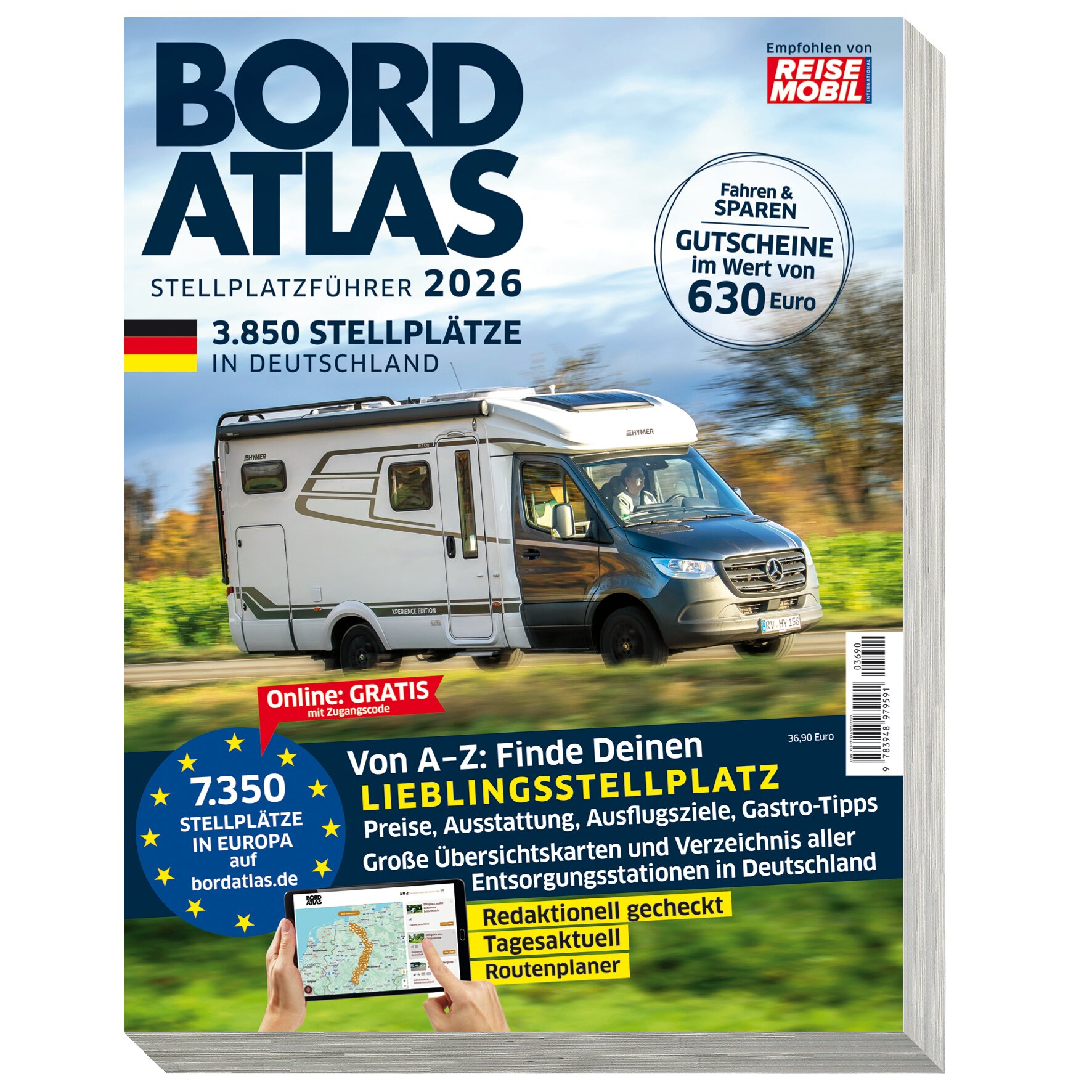 Product image 1 of the product “Bordatlas Stellplatzführer ”