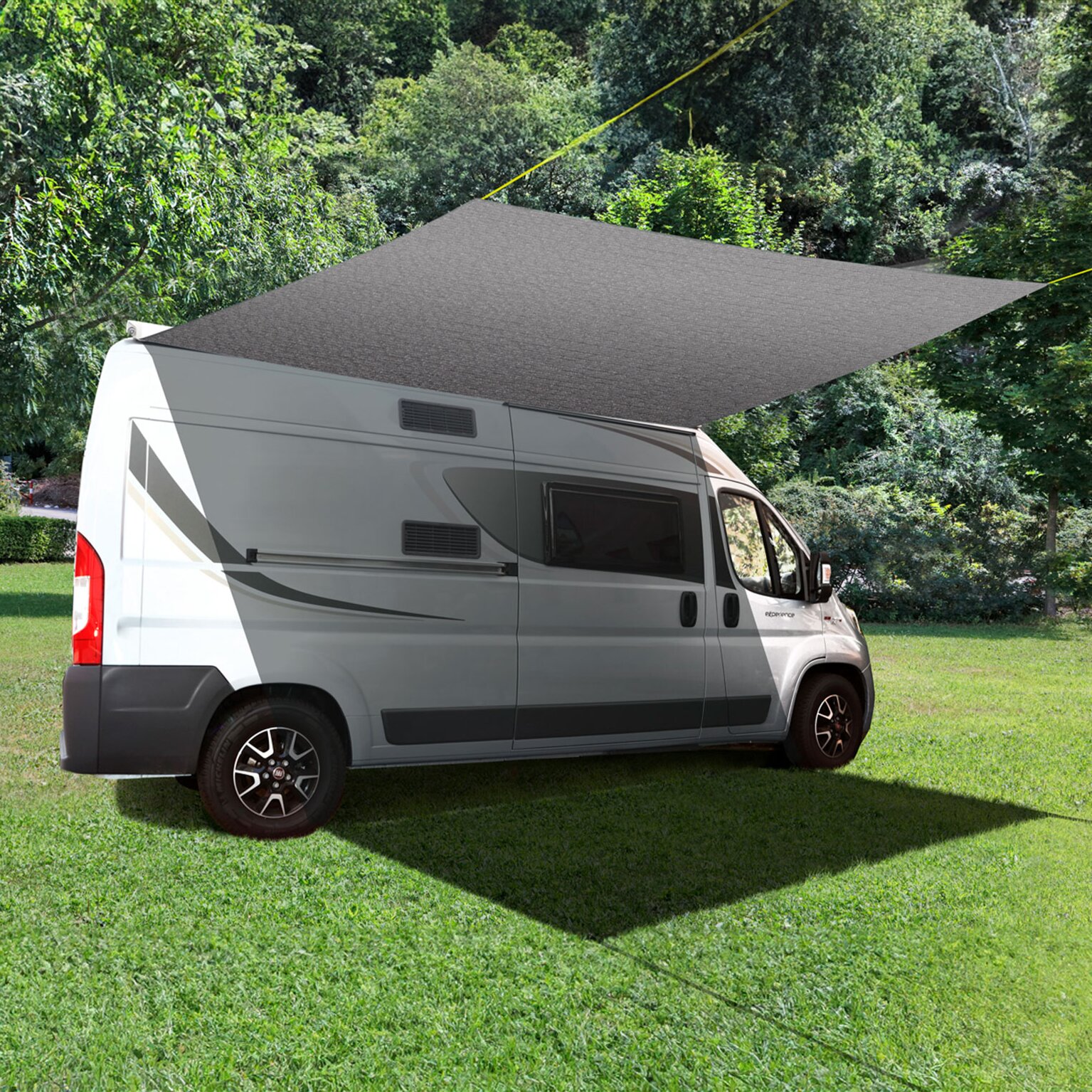 Product image 1 of the product “Sonnensegel Deflector QDR 360 ”