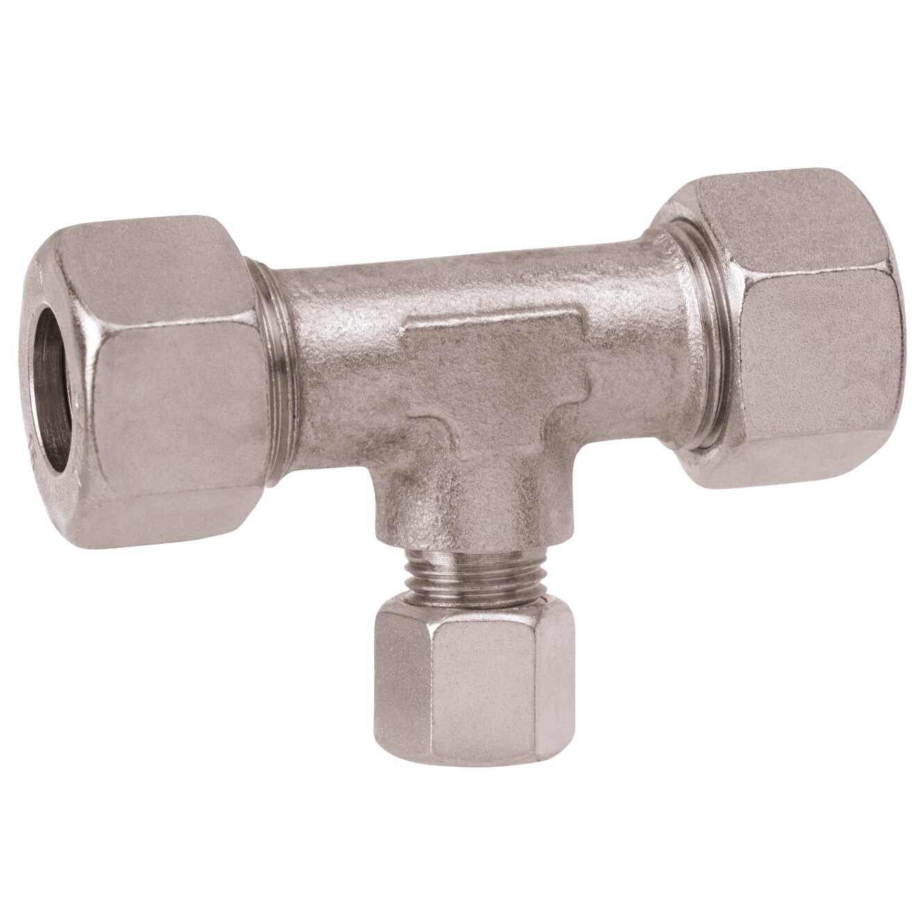 Product image 1 of the product “T-Reduzierverschraubung TRL 10 x 10 x 8 verzinkt ”