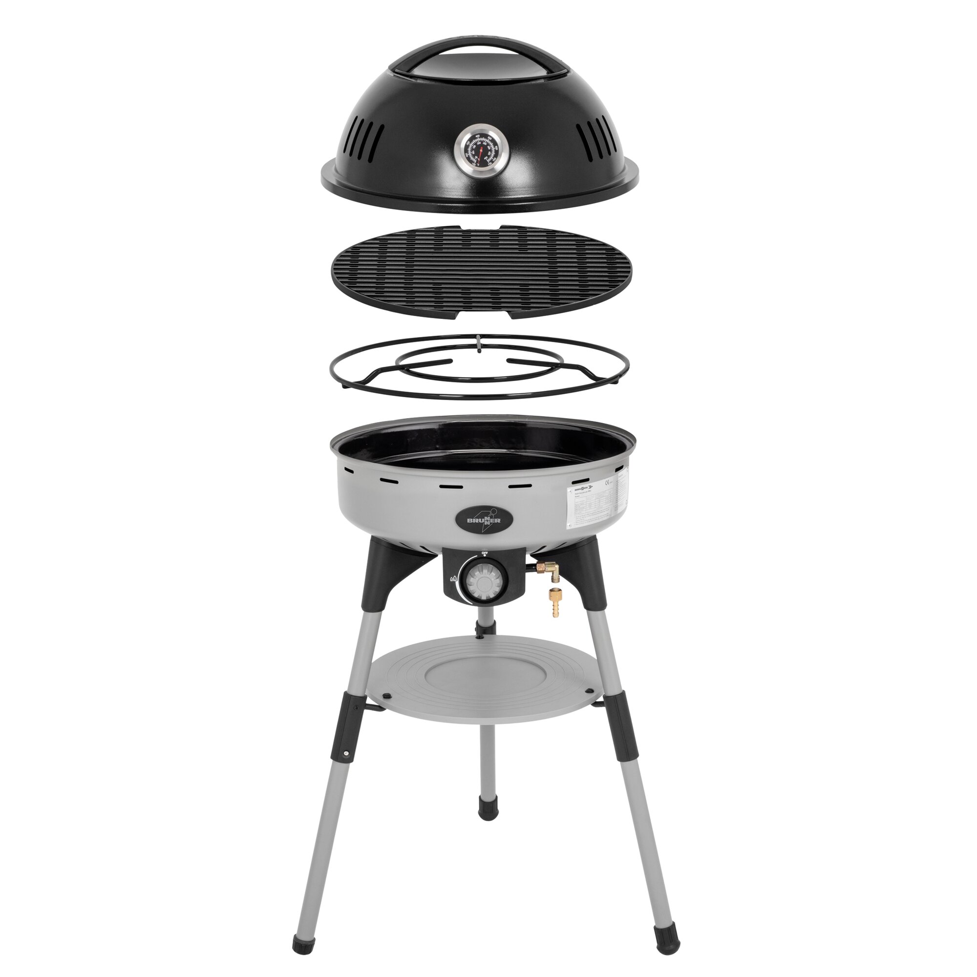 Product image 1 of the product “Gasgrill BBQruiser HT Roundgrid ”