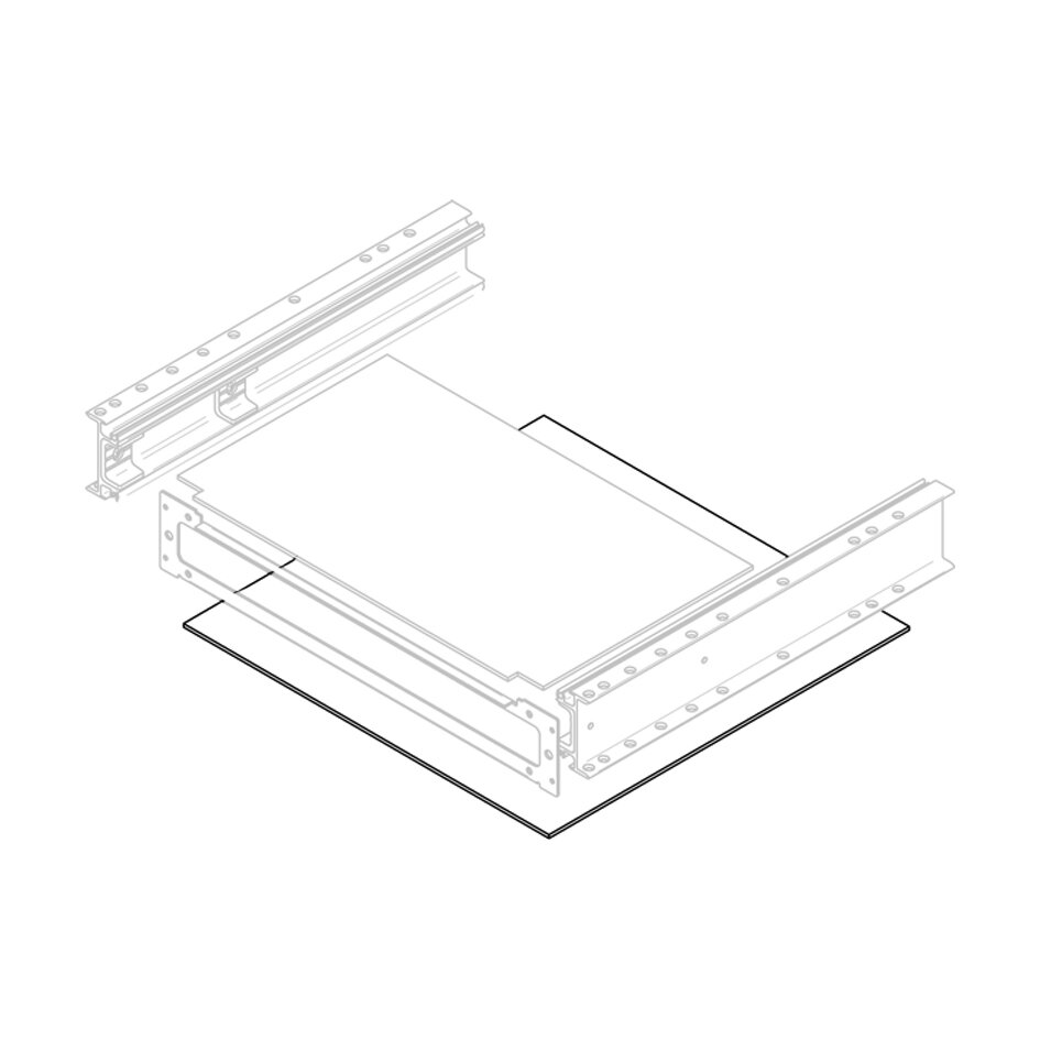 Product image 1 of the product “Untere Gehäuseplatte Thule Slide-Out Step ”