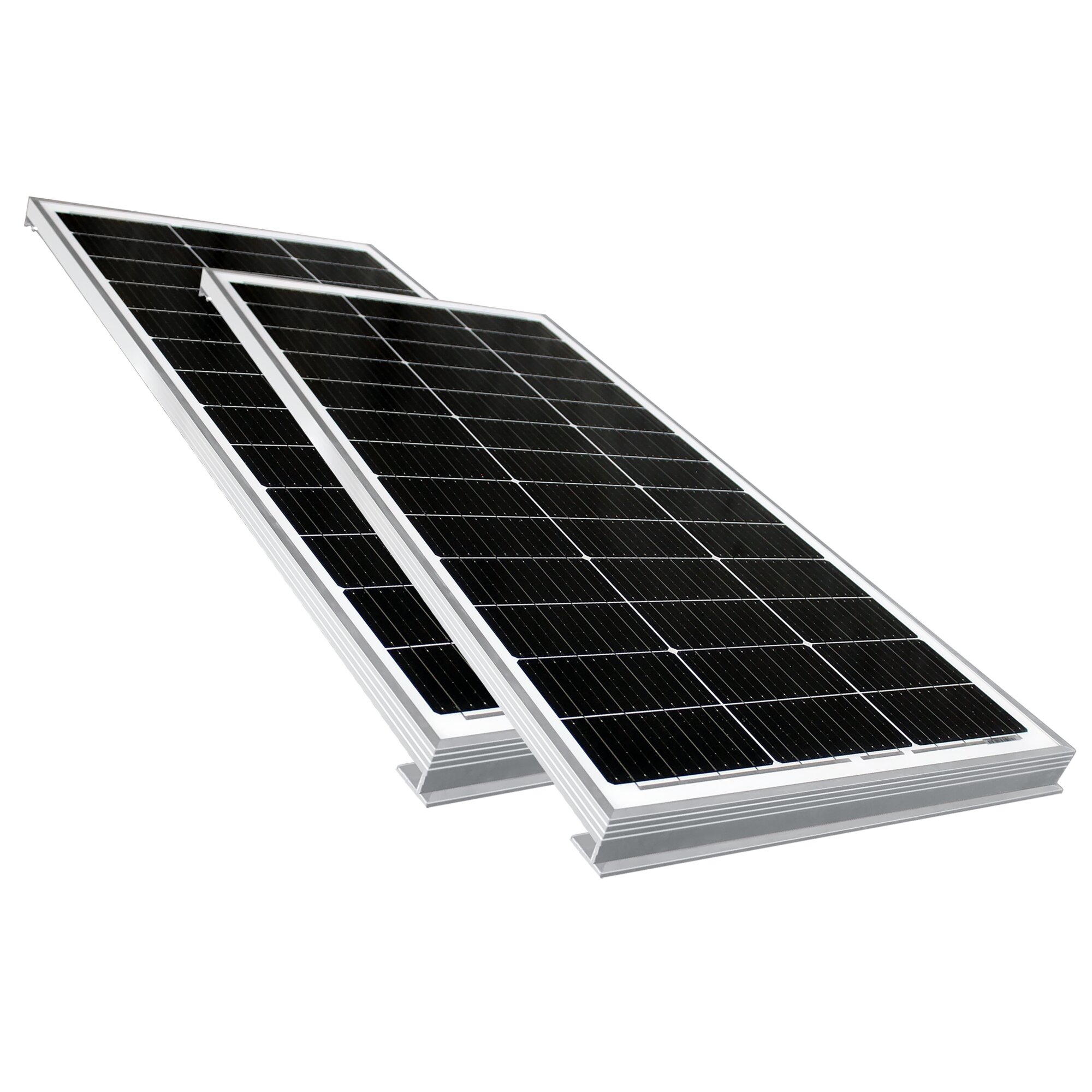 Artikelbild 1 des Artikels “HIGH POWER Solarset Easy Mount3 2 x 120 Watt inkl. Solarregler I-Boost MPP 370 W “