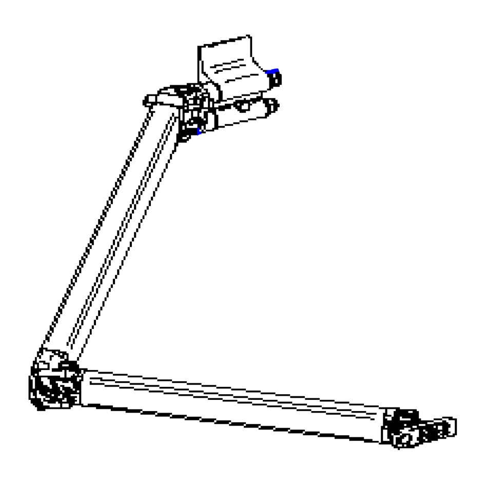 Product image 1 of the product “Gelenkarm 2,5 m rechts Thule 4200 / TO 4900 4 – 4,5 m ”