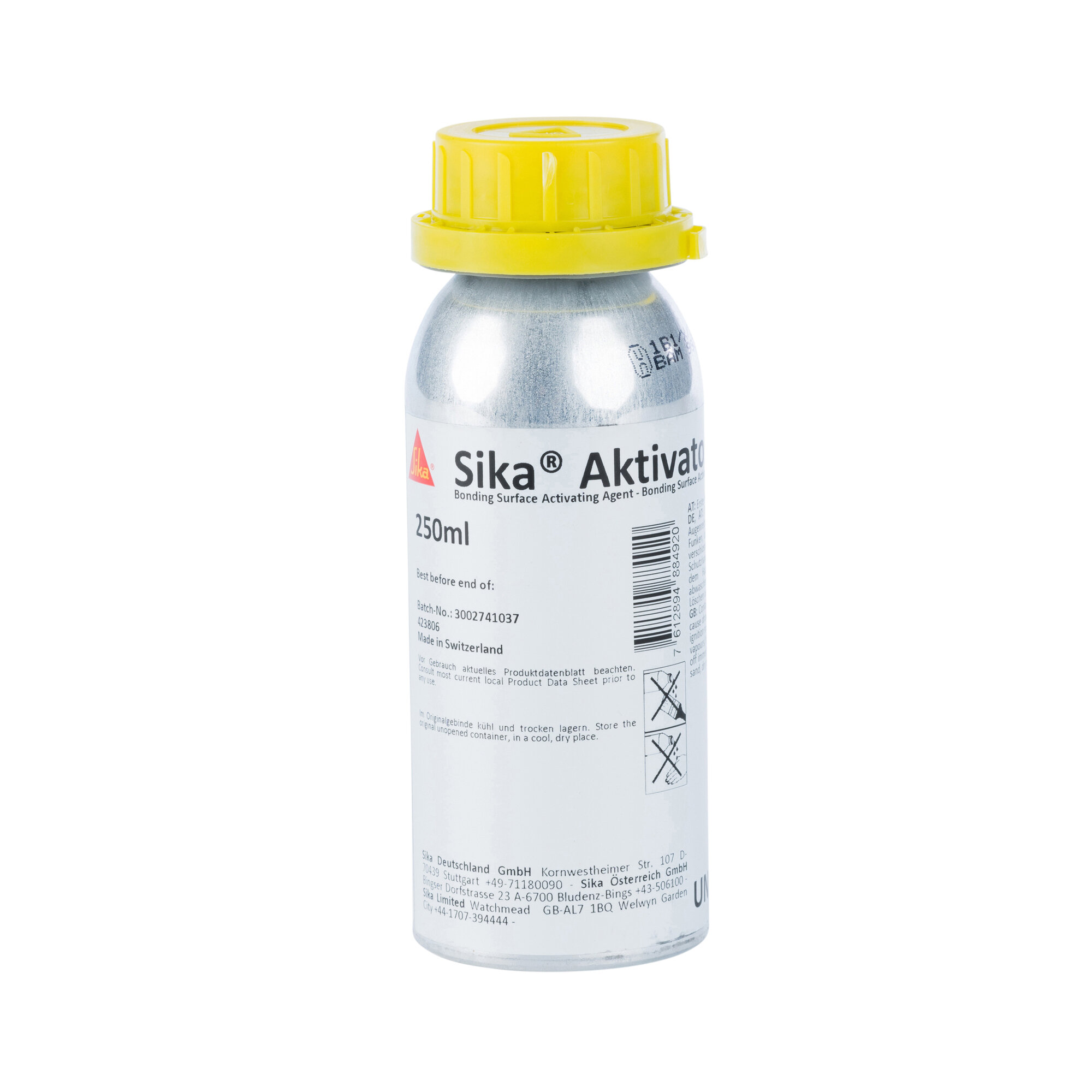 Artikelbild 1 des Artikels “Sika® Aktivator-205 – Vorbehandlungsmittel für nicht poröse Untergründe “