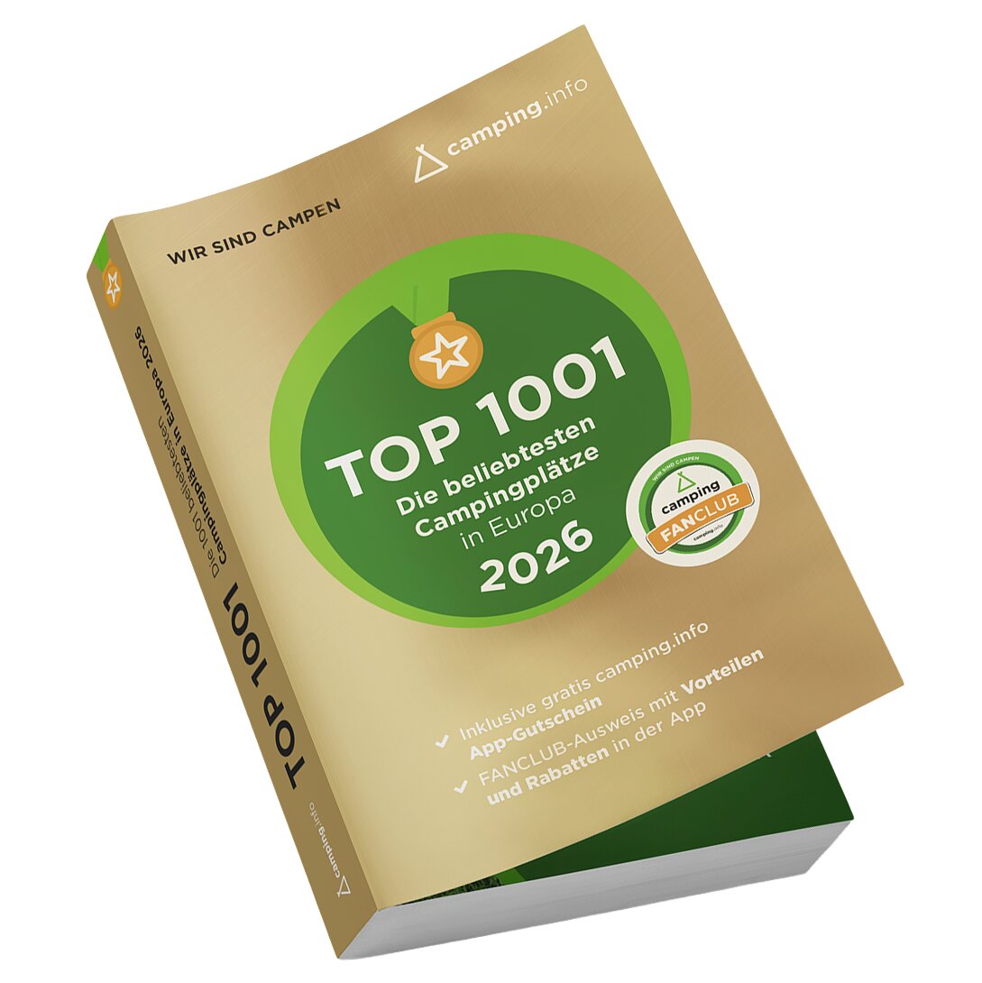 Artikelbild 1 des Artikels “Campingführer TOP 1001 – Die beliebtesten Campingplätze in Europa 2026 “