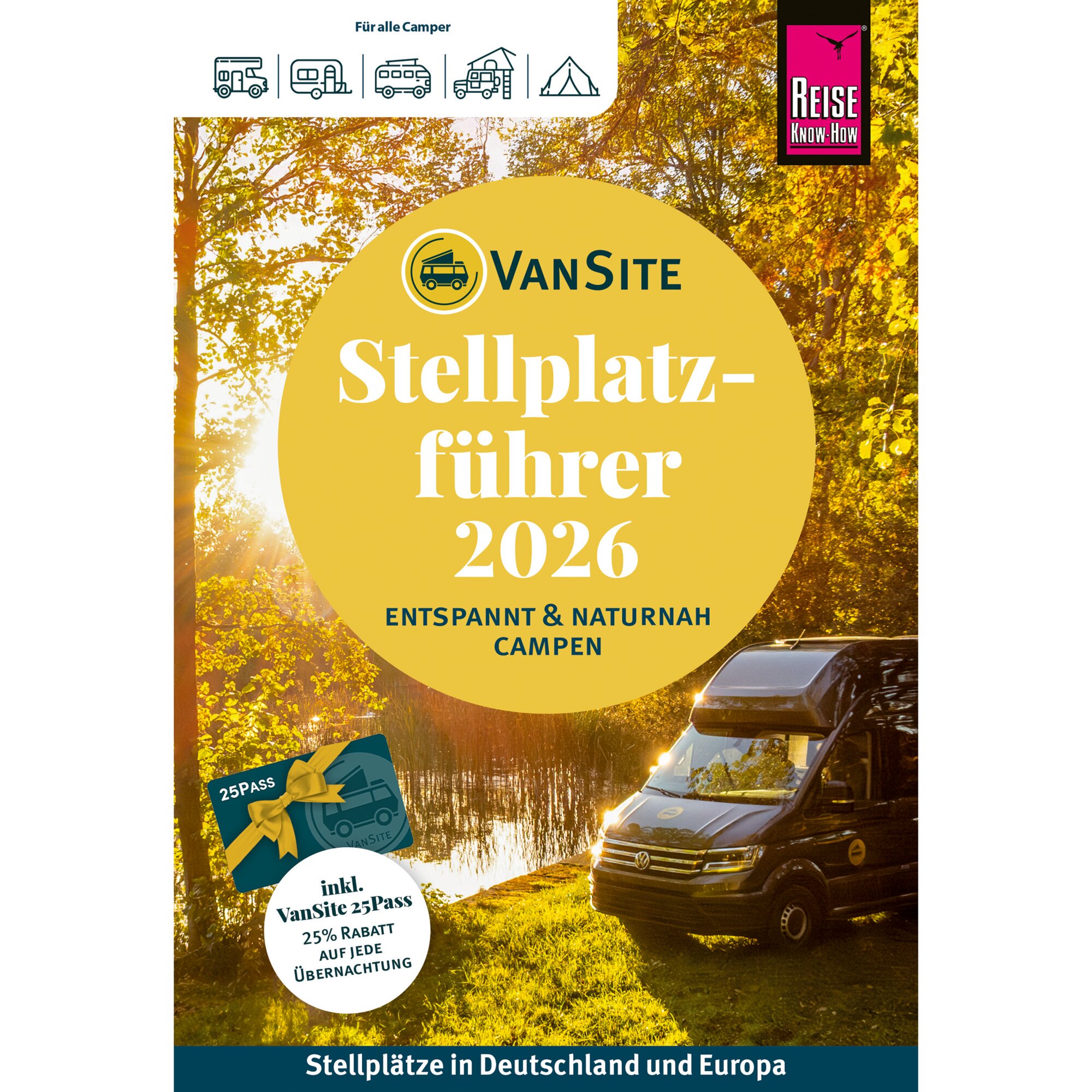 Product image 1 of the product “VanSite Stellplatzführer 2026 ”