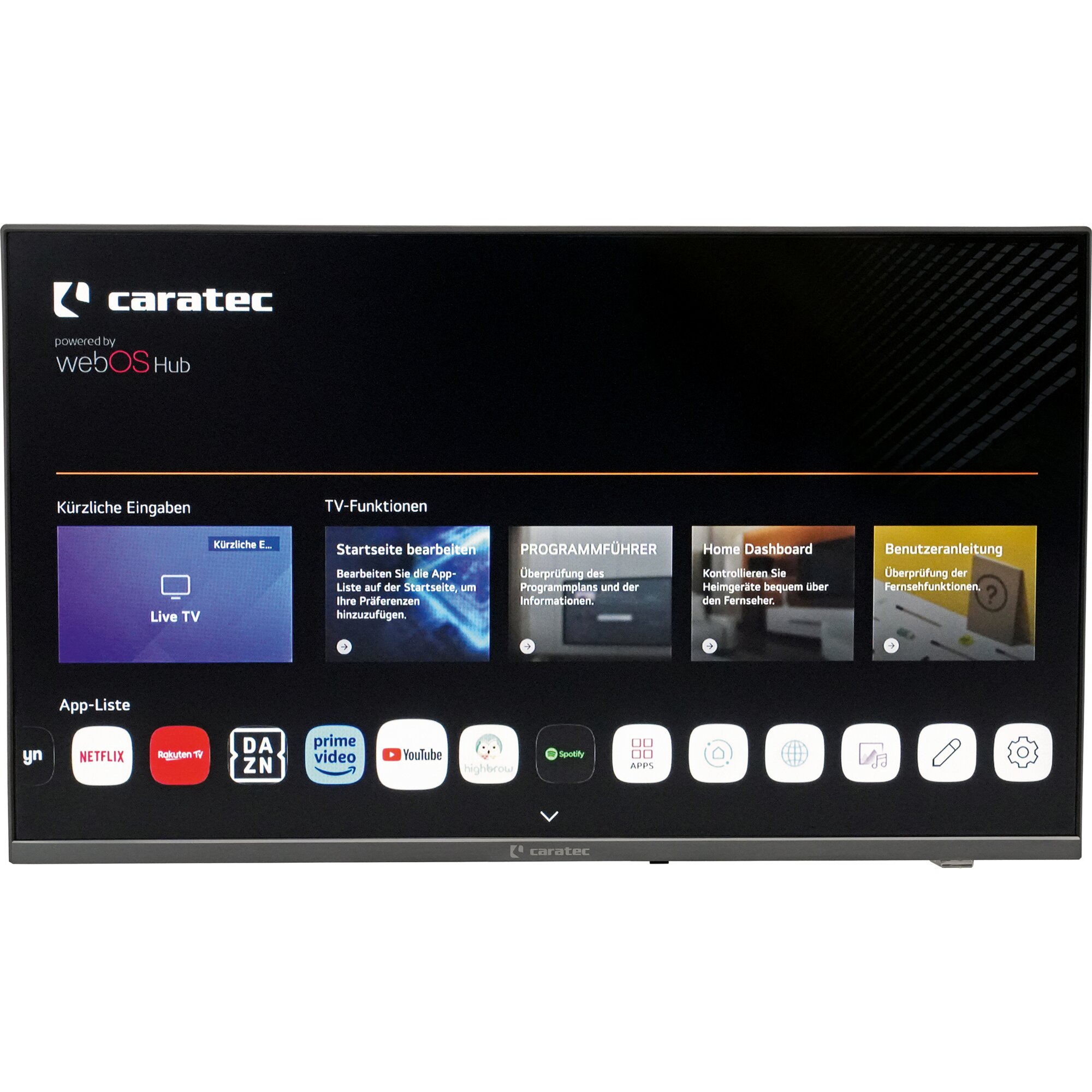 Artikelbild 1 des Artikels “TFT-LED-Flachfernsehgerät mit webOS Caratec Vision Smart-TV, 32