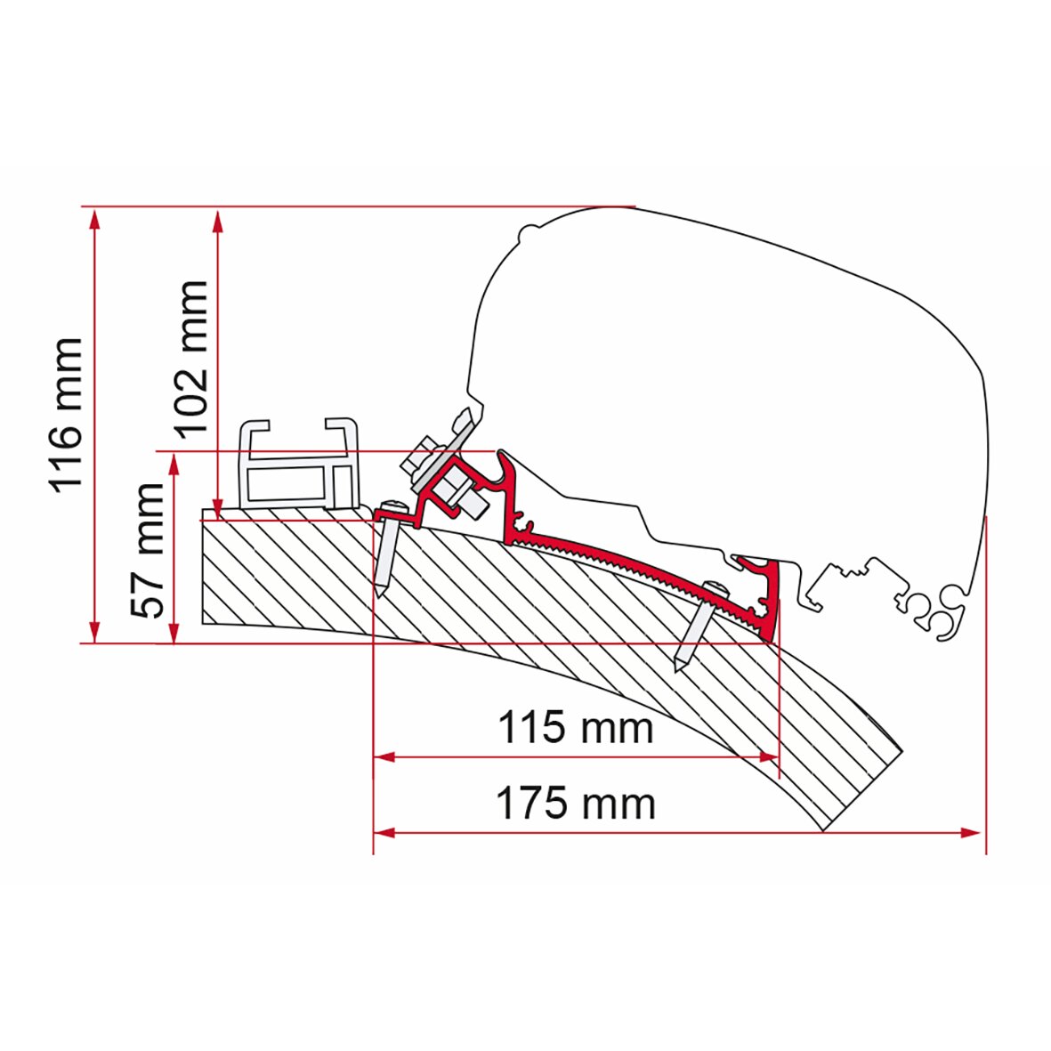 Artikelbild 1 des Artikels “Markisenadapter Carthago Chic 550 für F80 “