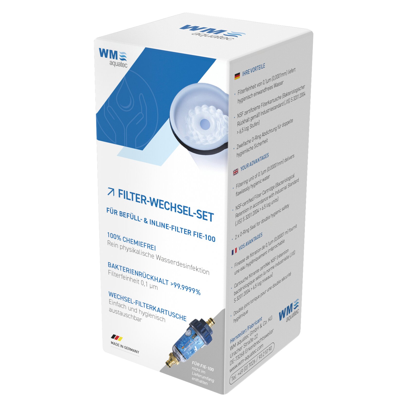 Artikelbild 1 des Artikels “Filterwechsel Set für Befüll- und Inlinefilter “