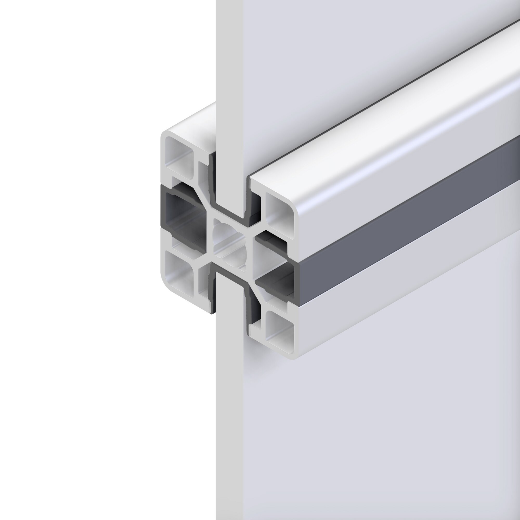 Product image 1 of the product “Einfass-/Abdeckprofil 30, grau, Länge 1,95 m ”