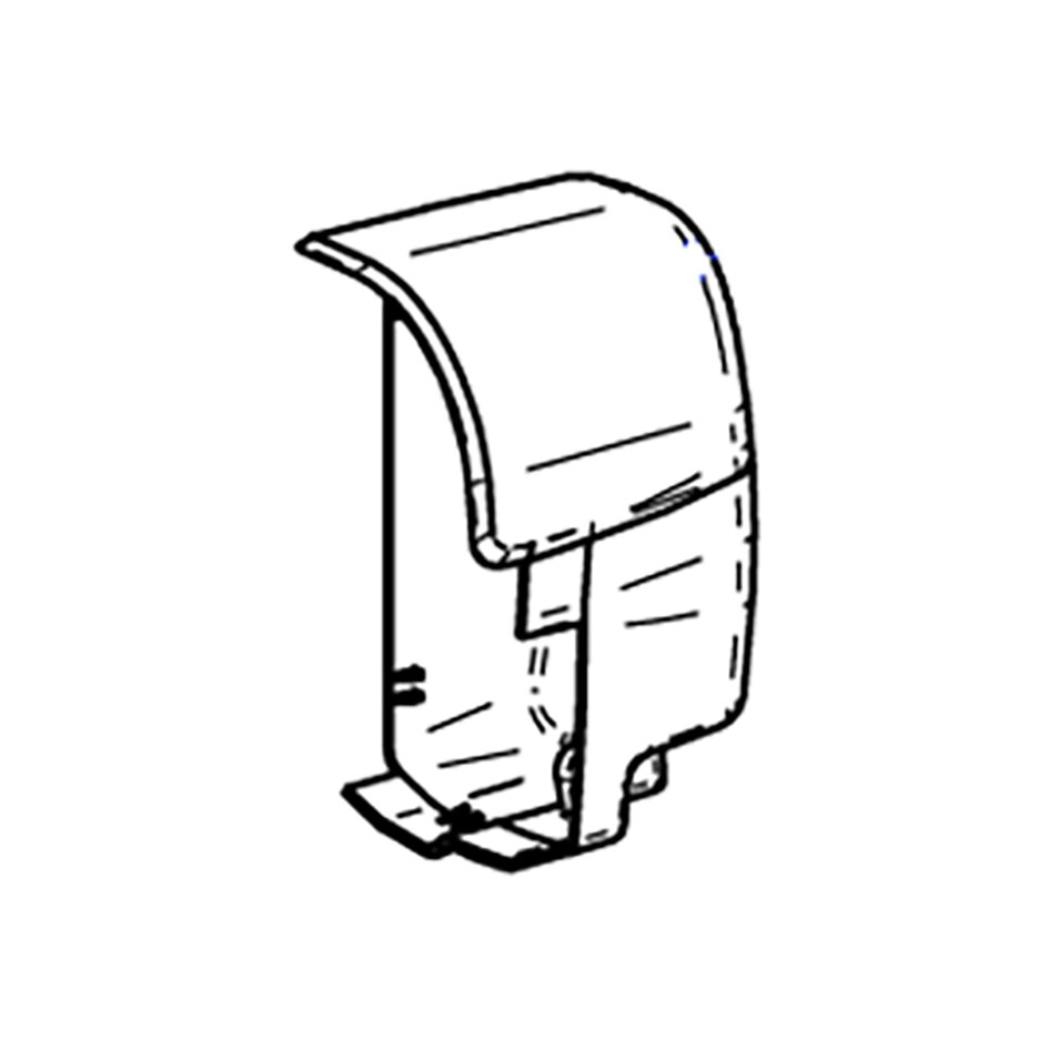 Artikelbild 1 des Artikels “Endkappe rechts TO 8000, anthrazit “