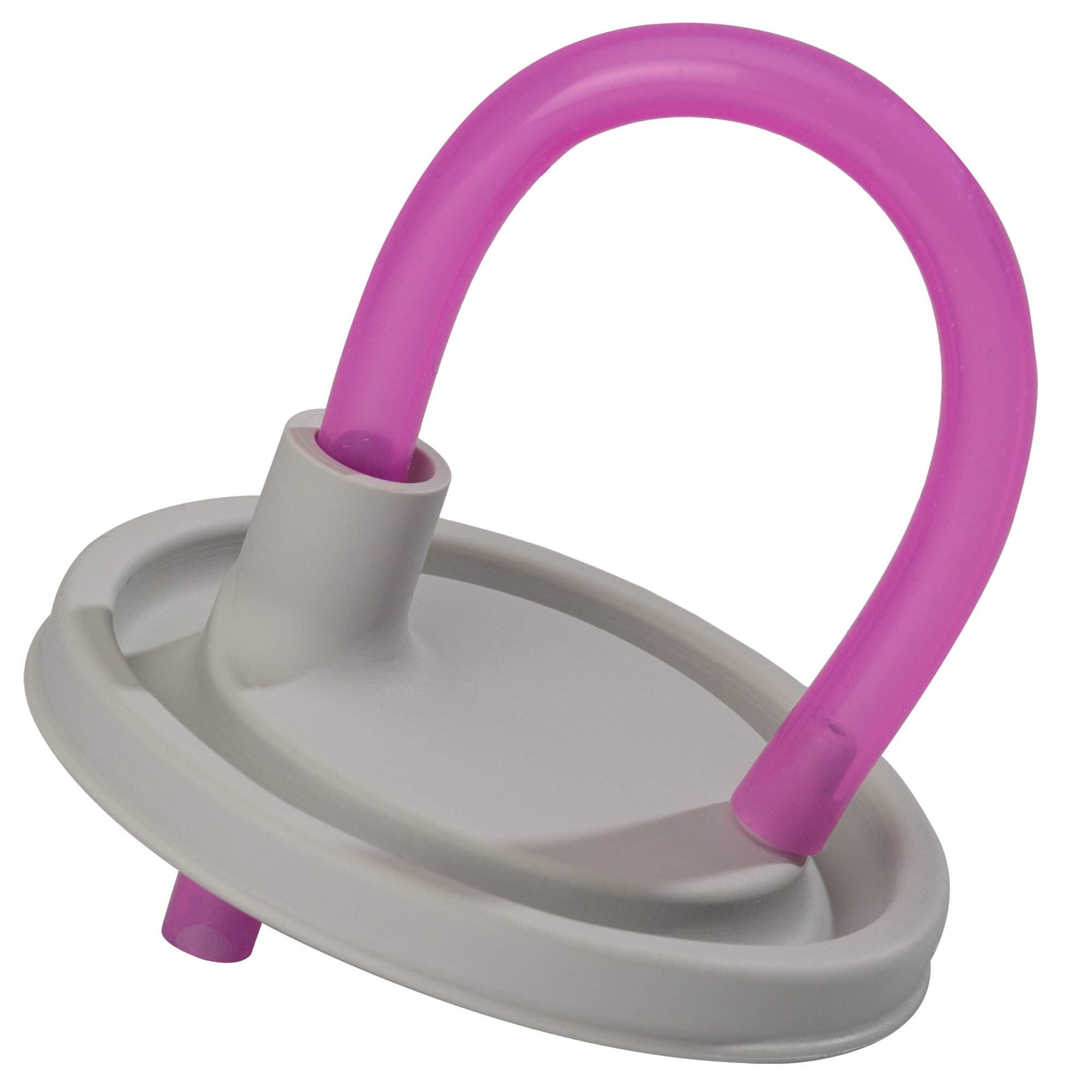 Product image 1 of the product “Deckel mit Trinkhalm, hellgrau hellgrau”