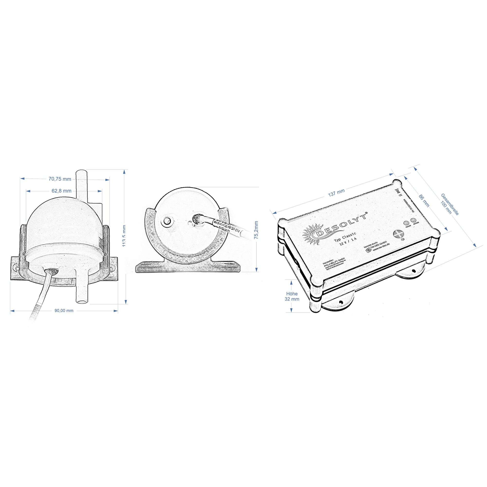Artikelbild 2 des Artikels “Desolyt Classic UV-C LED Wasserdesinfektion “