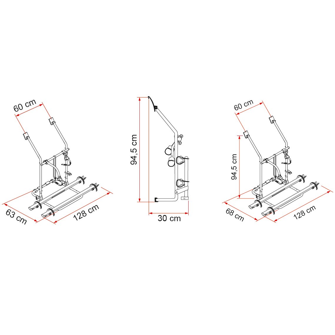 Artikelbild 2 des Artikels “Fahrradträger Carry-Bike VW T3 – T25 “