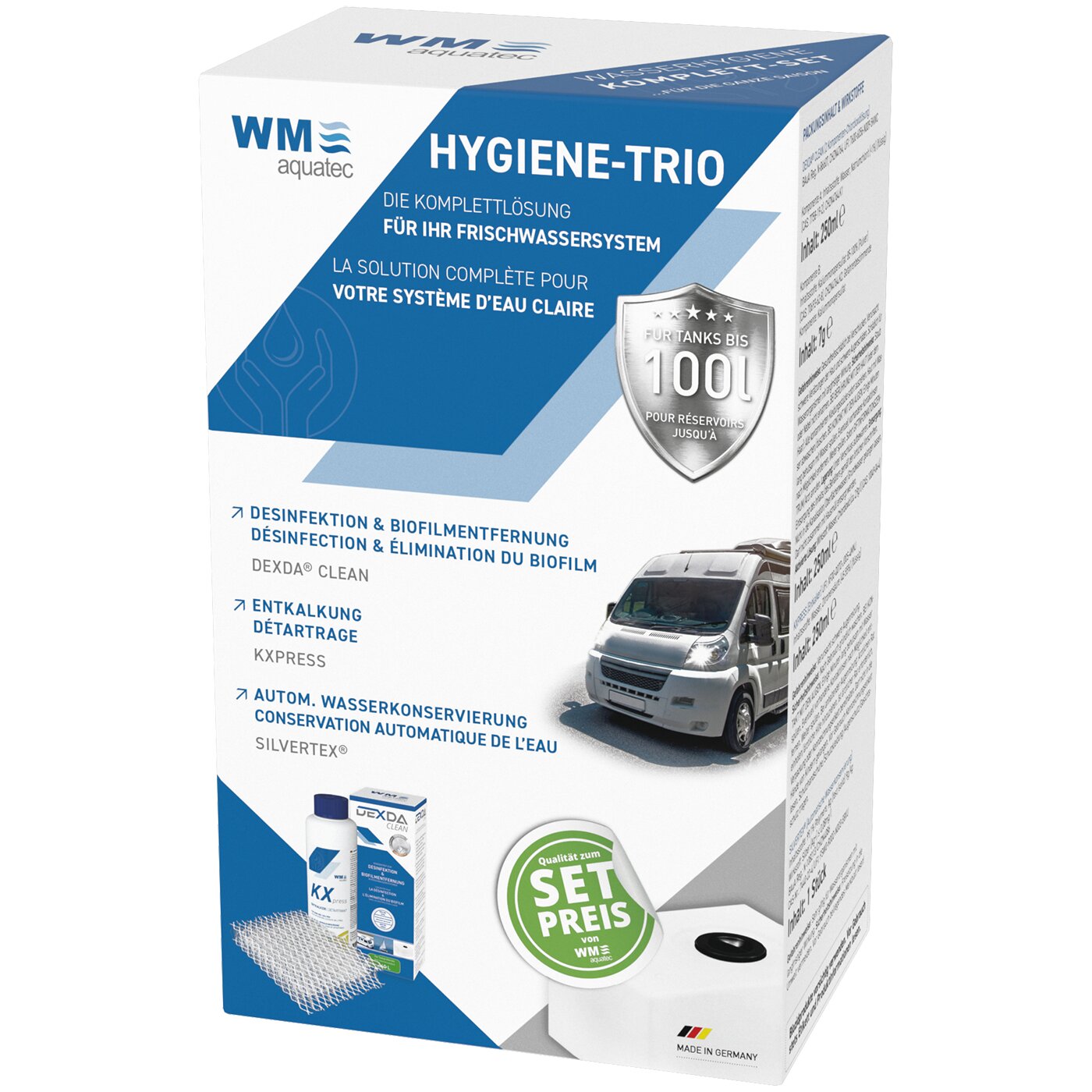Artikelbild 2 des Artikels “Komplettset Hygiene-Trio, 100 l 100 l“
