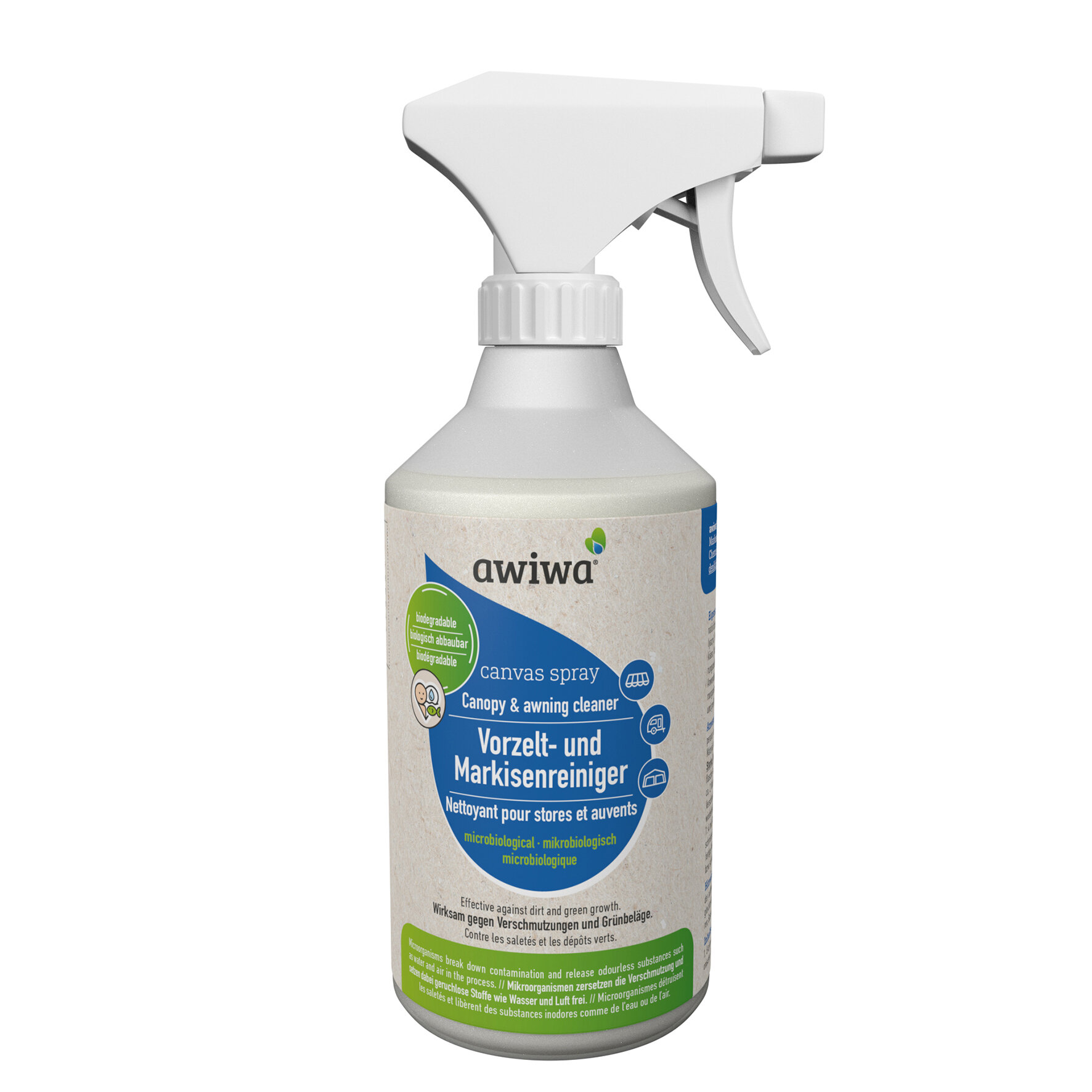 Product image 2 of the product “Vorzelt- und Markisenreiniger canvas, 500 ml 500 ml”