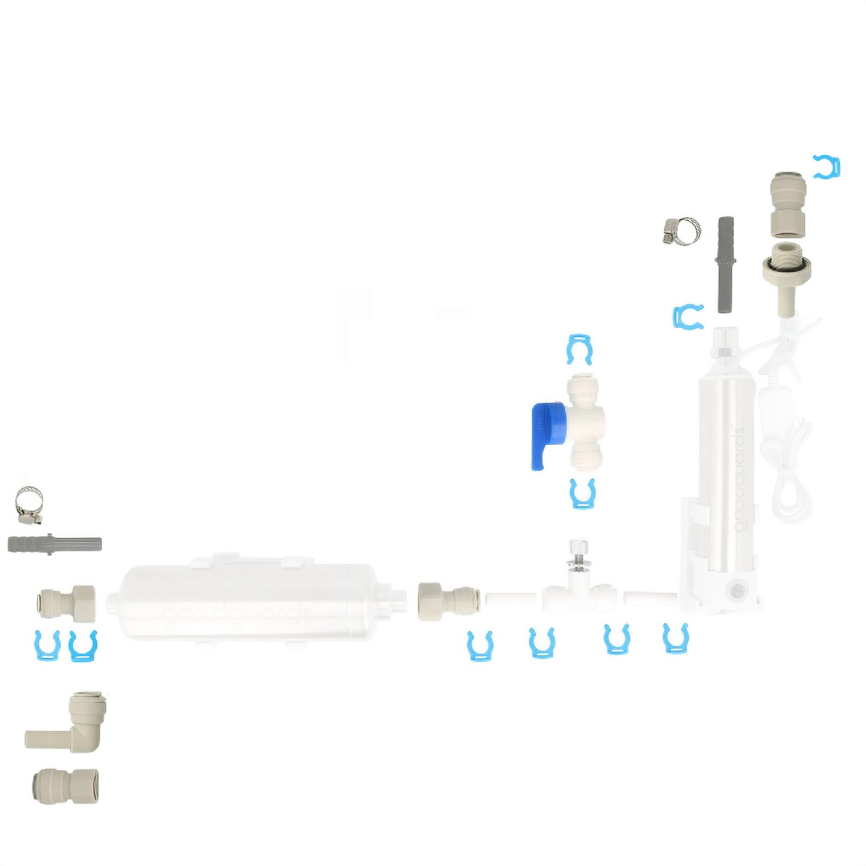 Product image 2 of the product “Installations-Set Wasseraufbereitung M (UV/Aktivkohle) ”