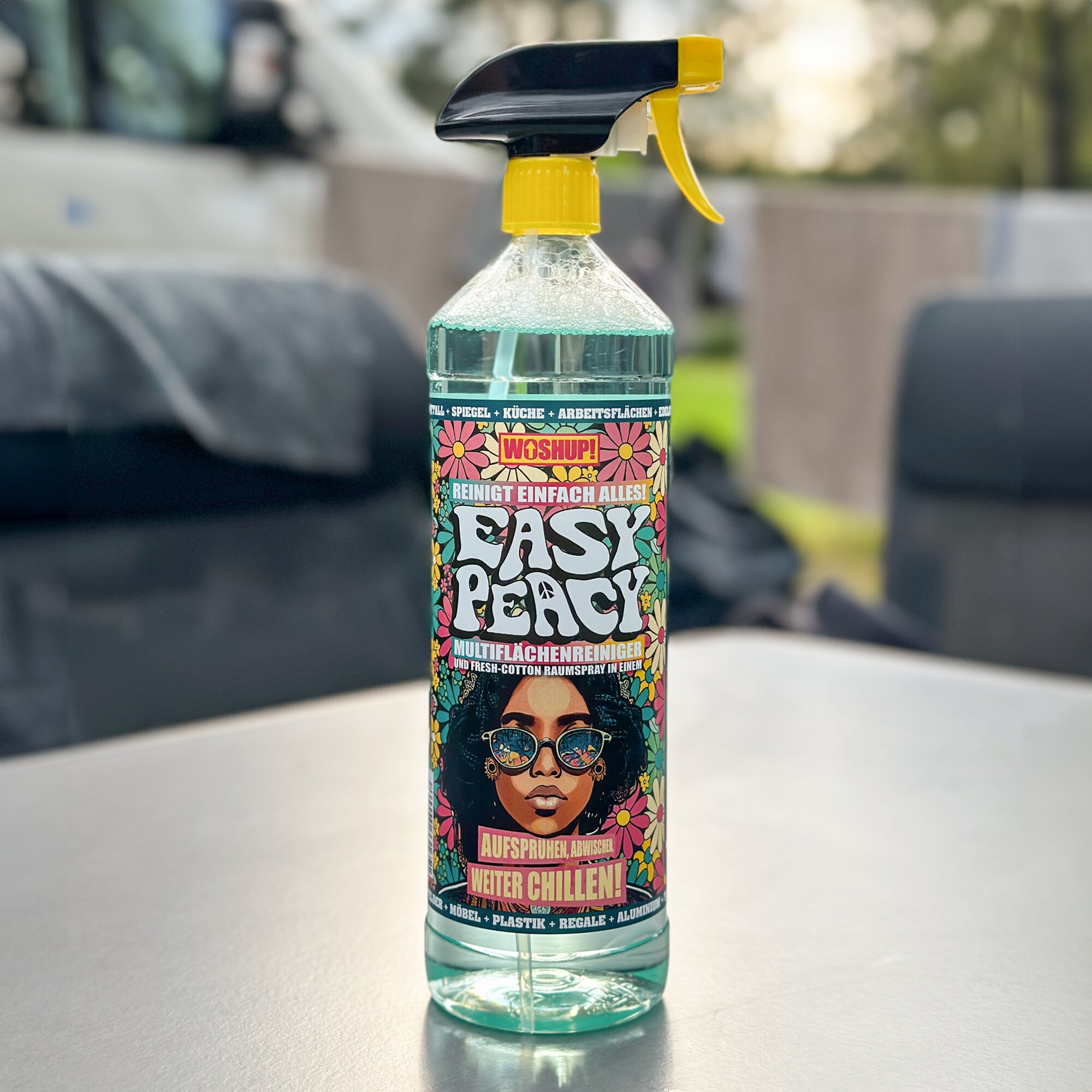 Product image 2 of the product “Multiflächen-Reiniger Easy Peacy, 1 l ”