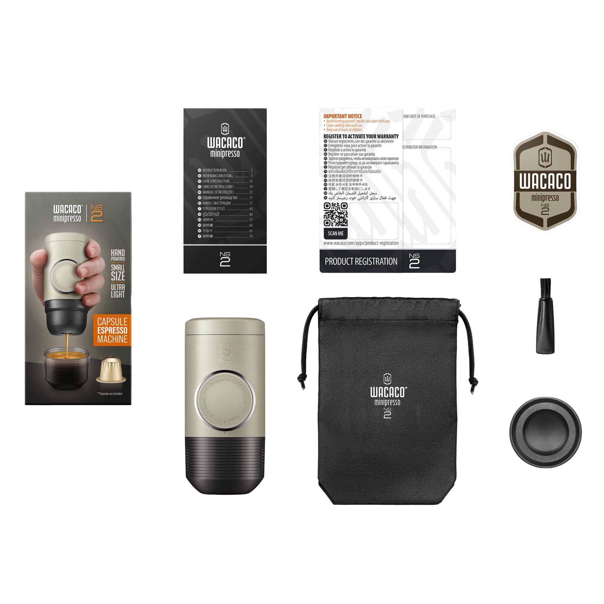 Product image 2 of the product “Tragbare Kapsel-Espressomaschine Minipresso NS2 ”