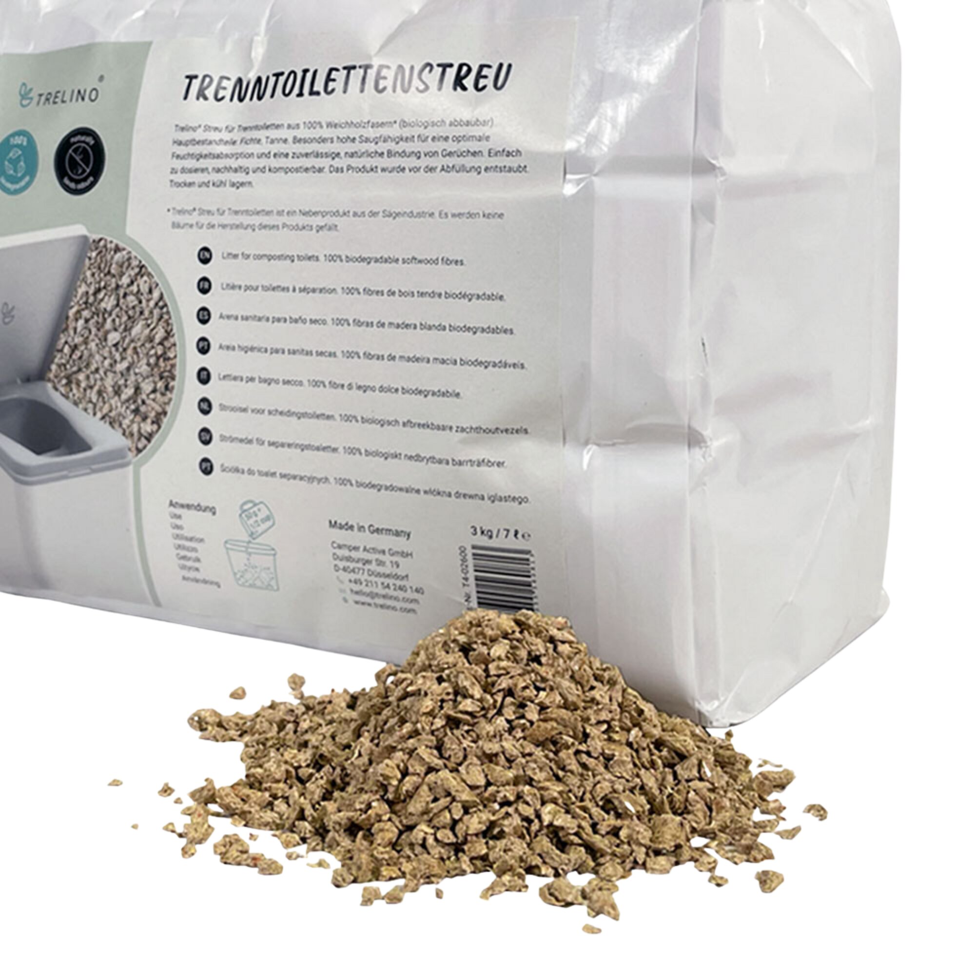 Product image 2 of the product “Trenntoilettenstreu 7 L ”
