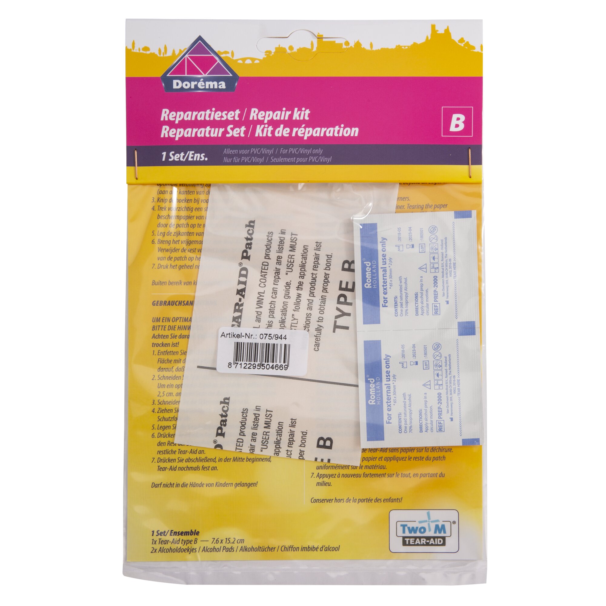 Artikelbild 2 des Artikels “Reparaturset Tear-Aid Set B “