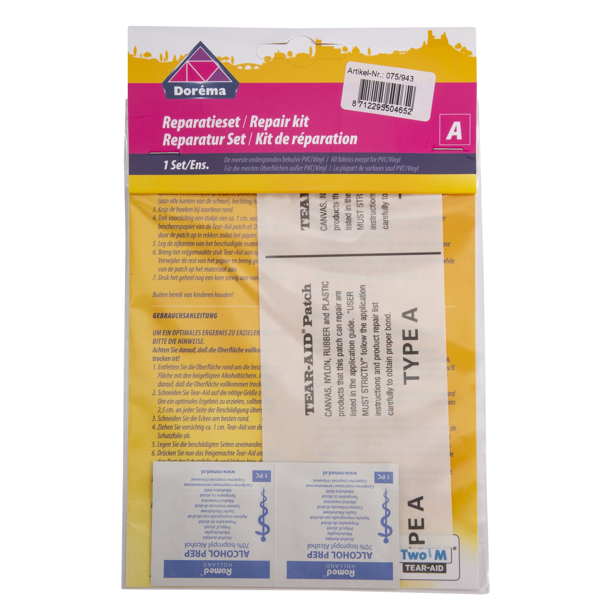 Artikelbild 2 des Artikels “Reparaturset Tear-Aid Set A “