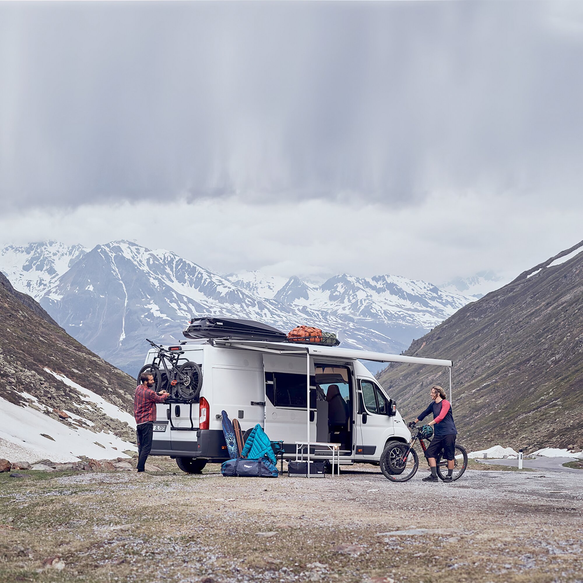 Artikelbild 2 des Artikels “Fahrradträger Thule Elite Van XT für Fiat Ducato ab Bj. 2006/07, schwarz schwarz“