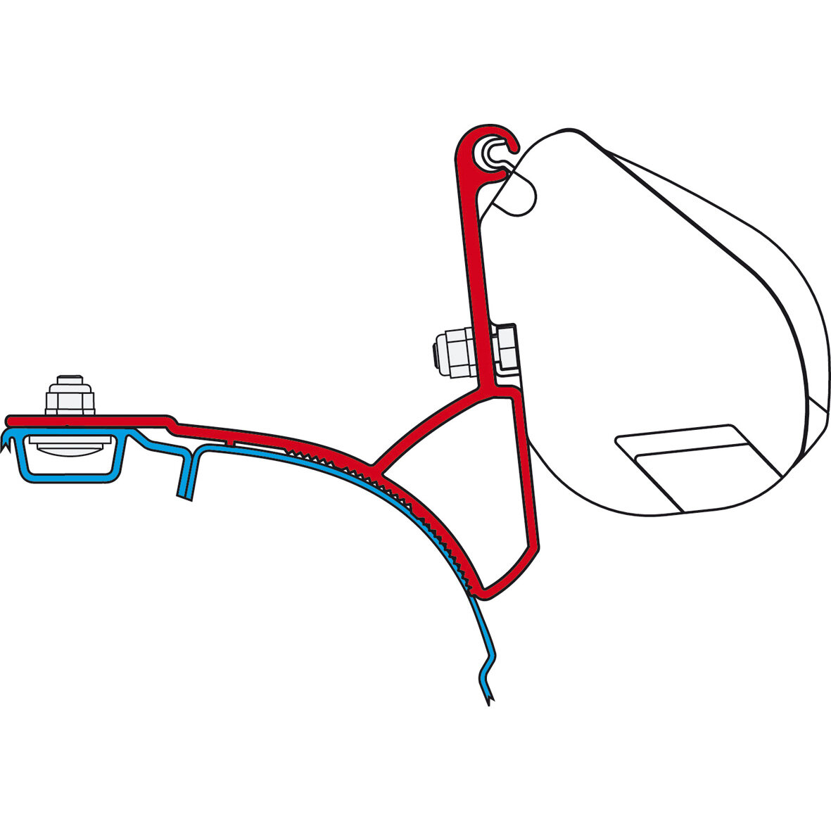 Product image 2 of the product “Kit VW T5/T6 Multivan/Transporter mit VW Rail ”