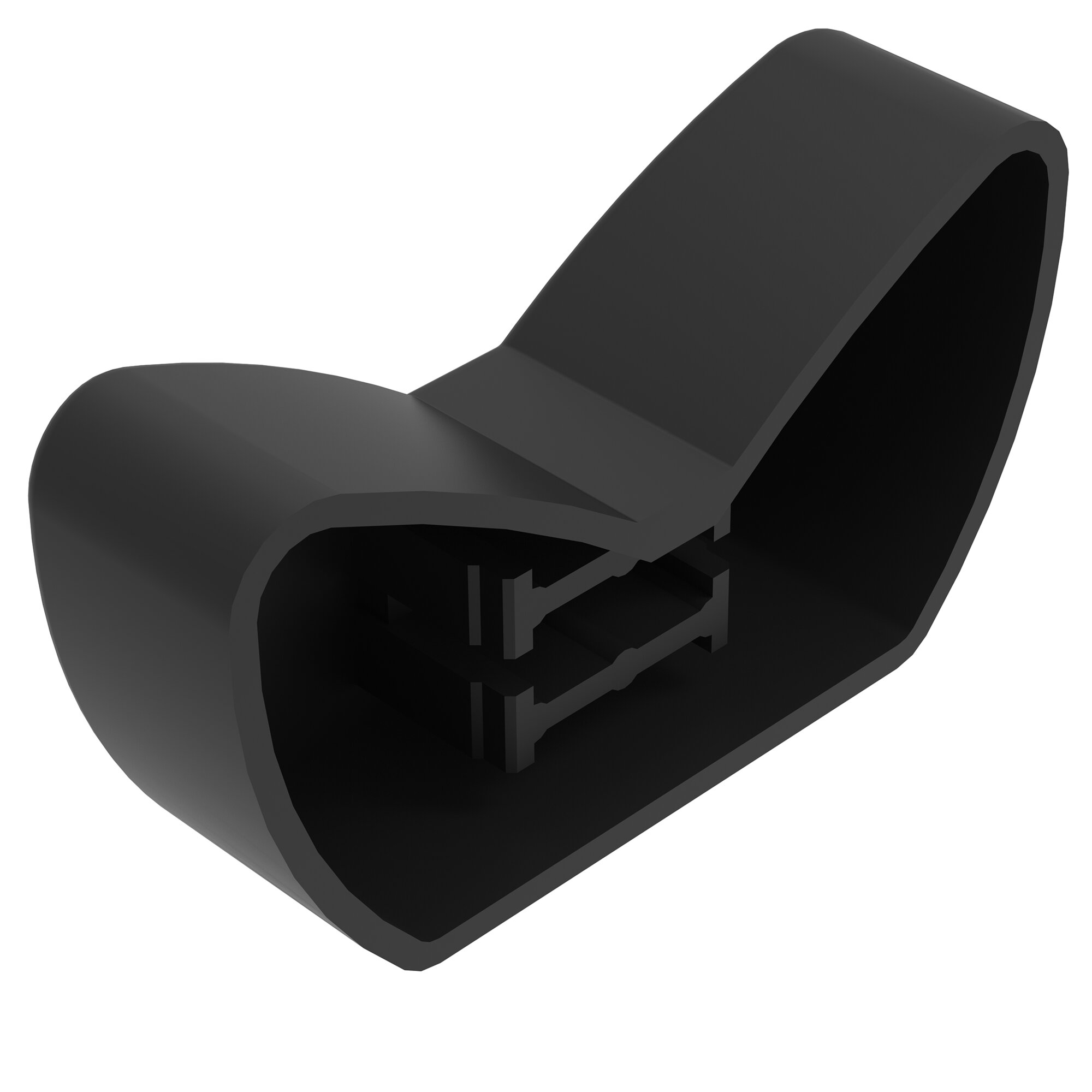 Product image 2 of the product “Endstück für Fahrradschiene 2007, schwarz ”