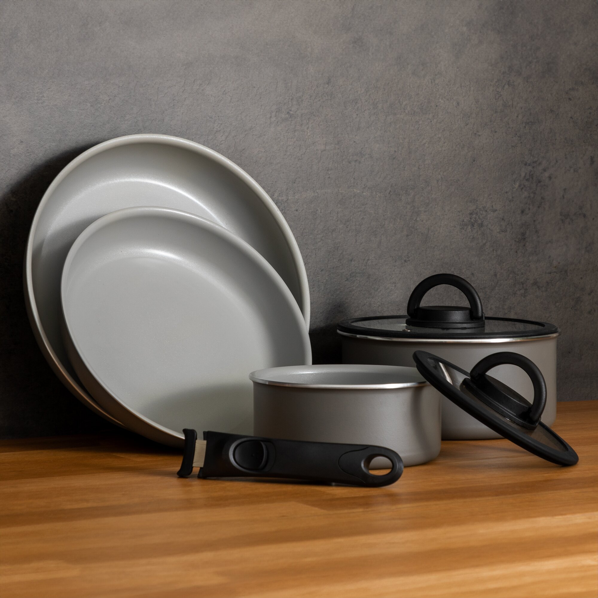 Artikelbild 3 des Artikels “Melodia Minispace Pfannen- und Stieltopfset “