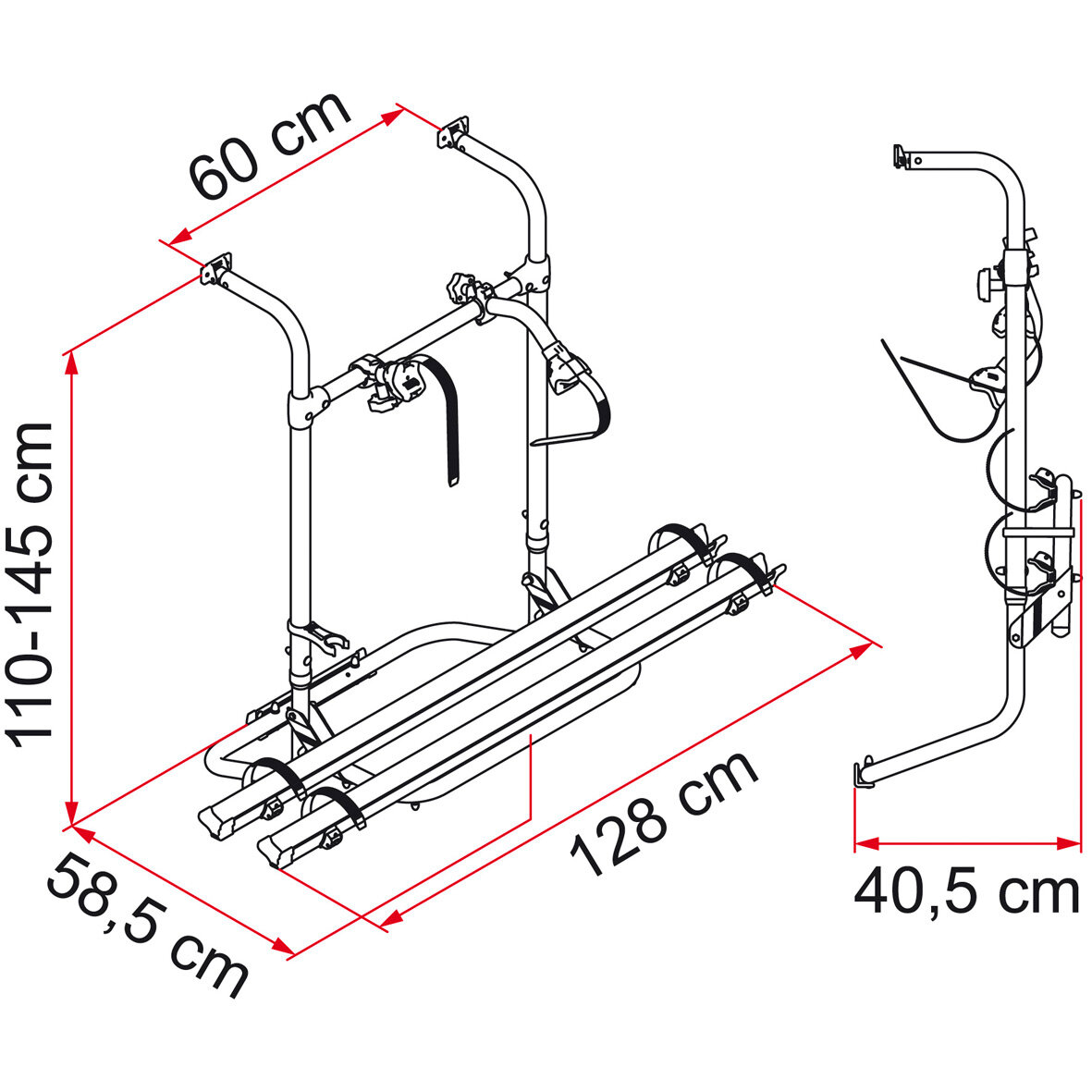 Product image 3 of the product “Fahrradträger Carry-Bike Simple Plus 200 ”