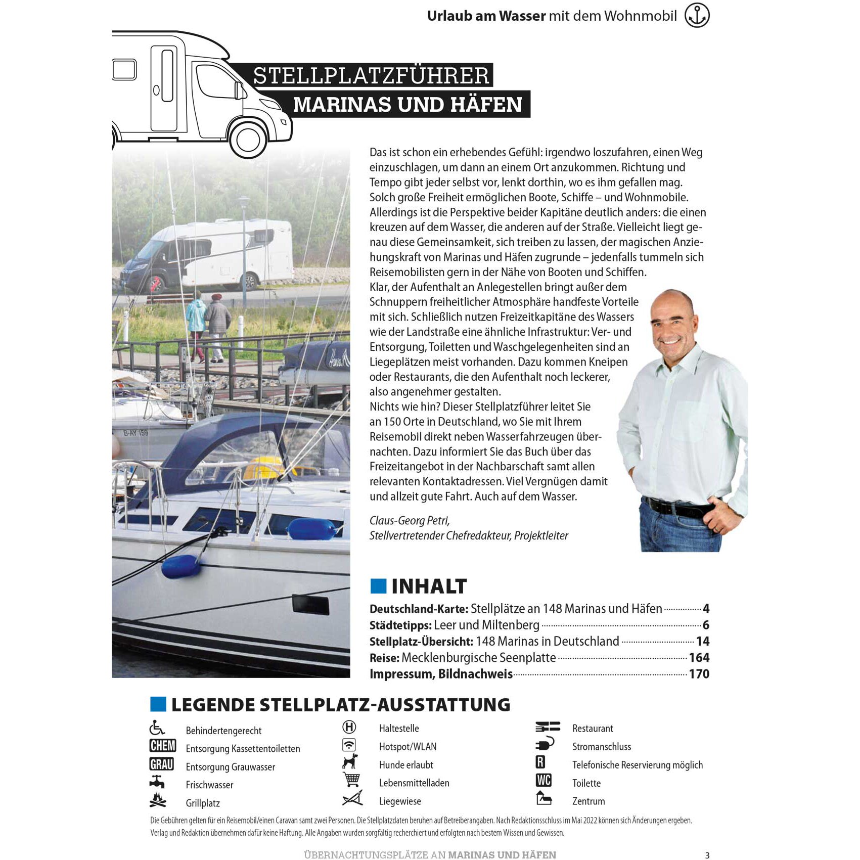 Product image 3 of the product “Stellplatzführer Marinas & Häfen ”