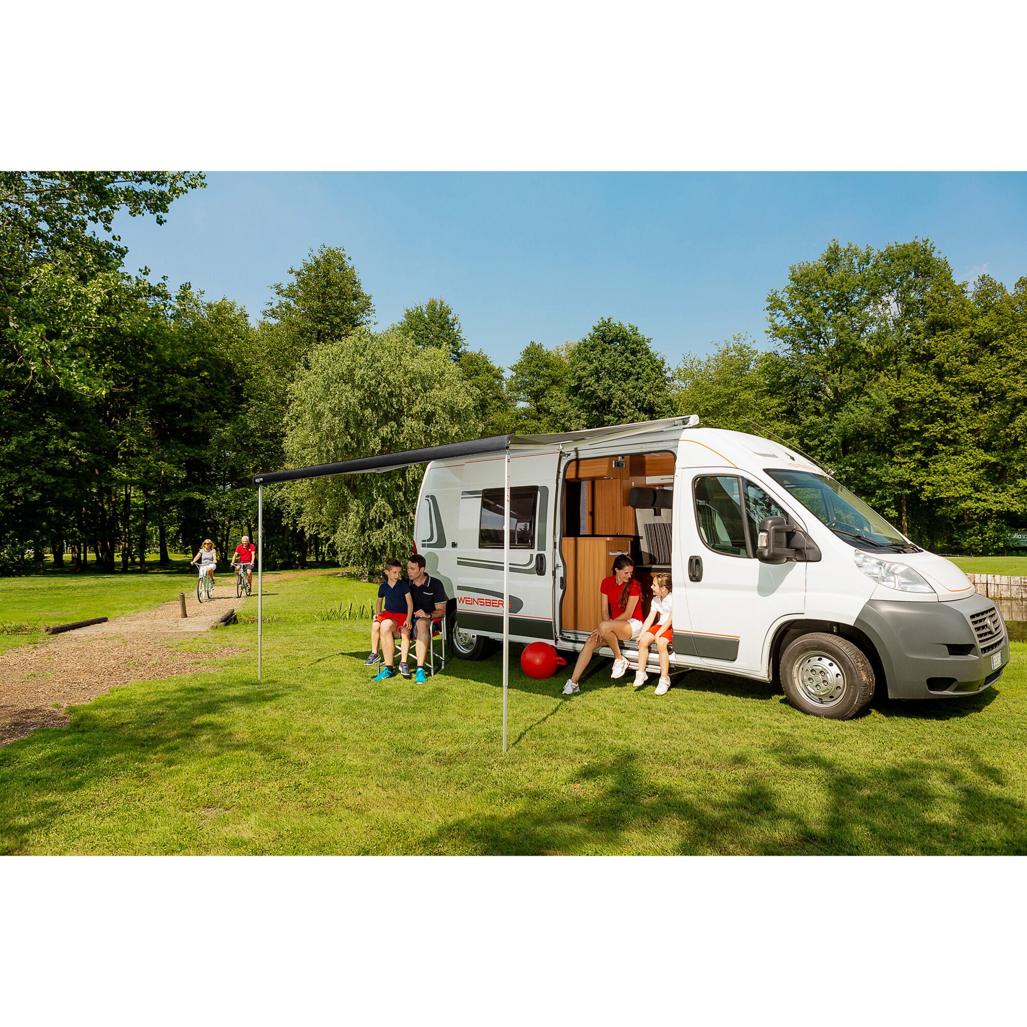 Product image 3 of the product “Markise F80, schwarz, 547 cm ”