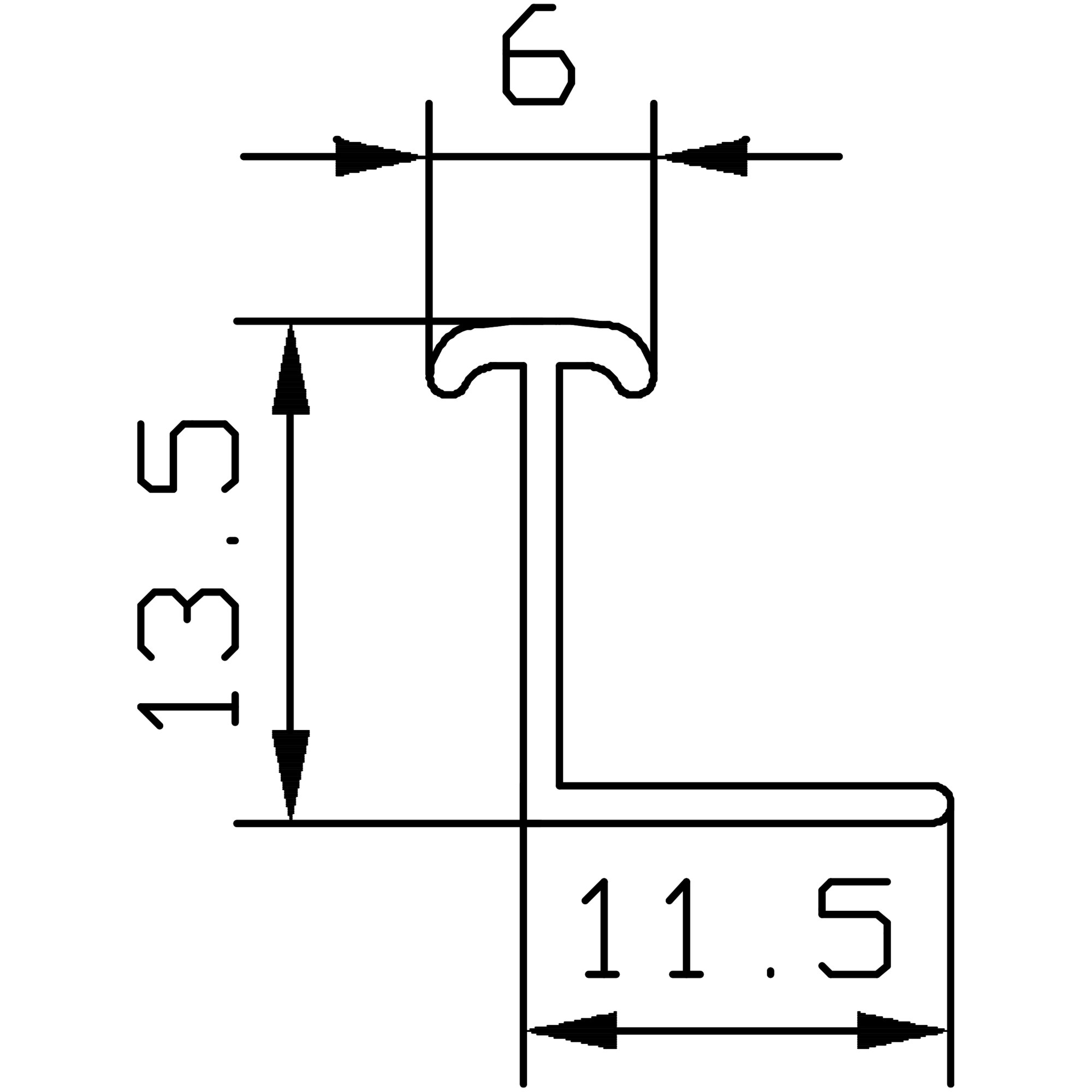 Artikelbild 3 des Artikels “Gardinenleiste 2,5 m “