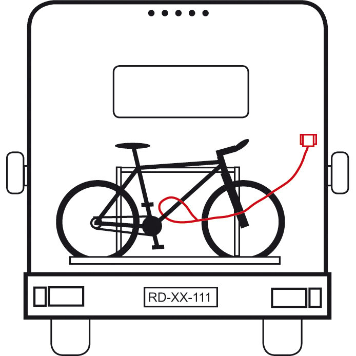 Artikelbild 3 des Artikels “Funk Kabelschleife 868 zum Anschluss an WiPro III, weiß, 2,50 m weiß | 2,50 m“
