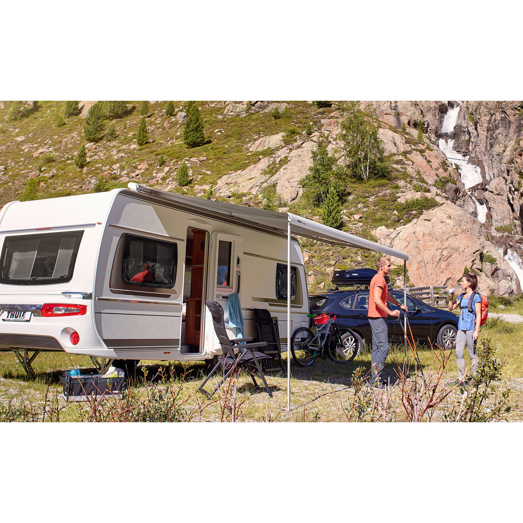 Product image 3 of the product “Markise Thule Omnistor 6300, anthrazit, 2,60 m, Mystic Grau anthrazit | 2,60 m”