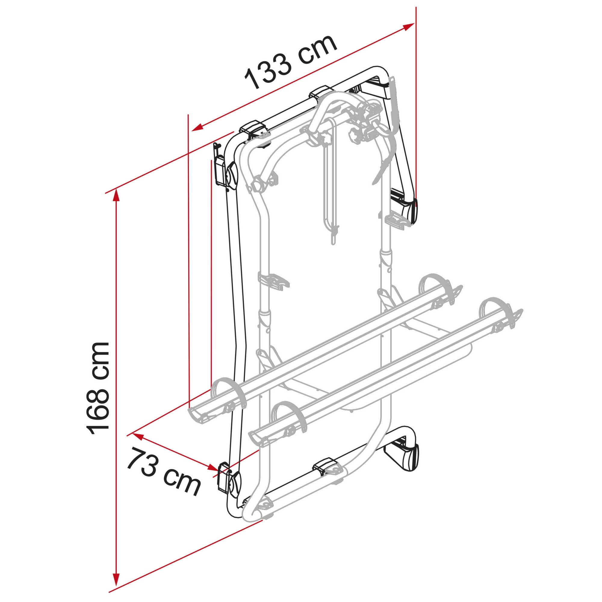 Product image 4 of the product “Kit Frame Carry-Bike Frame für Mercedes-Benz Sprinter W907/W910 ”